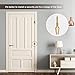 Aieve 6 Pack Tamper Proof Screws Security Door Hinge Screws, Modern, Contemporary Style, Zinc, Steel Material, Plated Finish, Door Mount