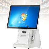 Caja Registradora Bar con Impresora de Tickets,Registradora Tactil para Comercios SingleScreen-58mmPrinter