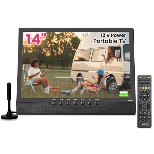 othoig 14-inch Rechargeable TV