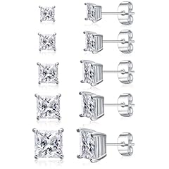 White Gold-Princess Cut