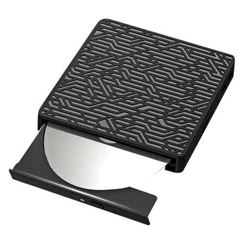 ZGJIAJU Reproductor de DVD Grabadora De CD Blue Ray, Grabadora De Unidad De DVD De 2MB con Tarjeta SD/TF, Reproductor De CD, Grabadora De DVD