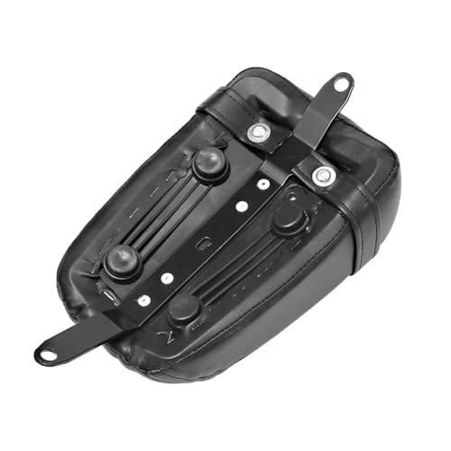 Cojín de asiento de PU de conductor con acabado resistente para Softail FXBB 7