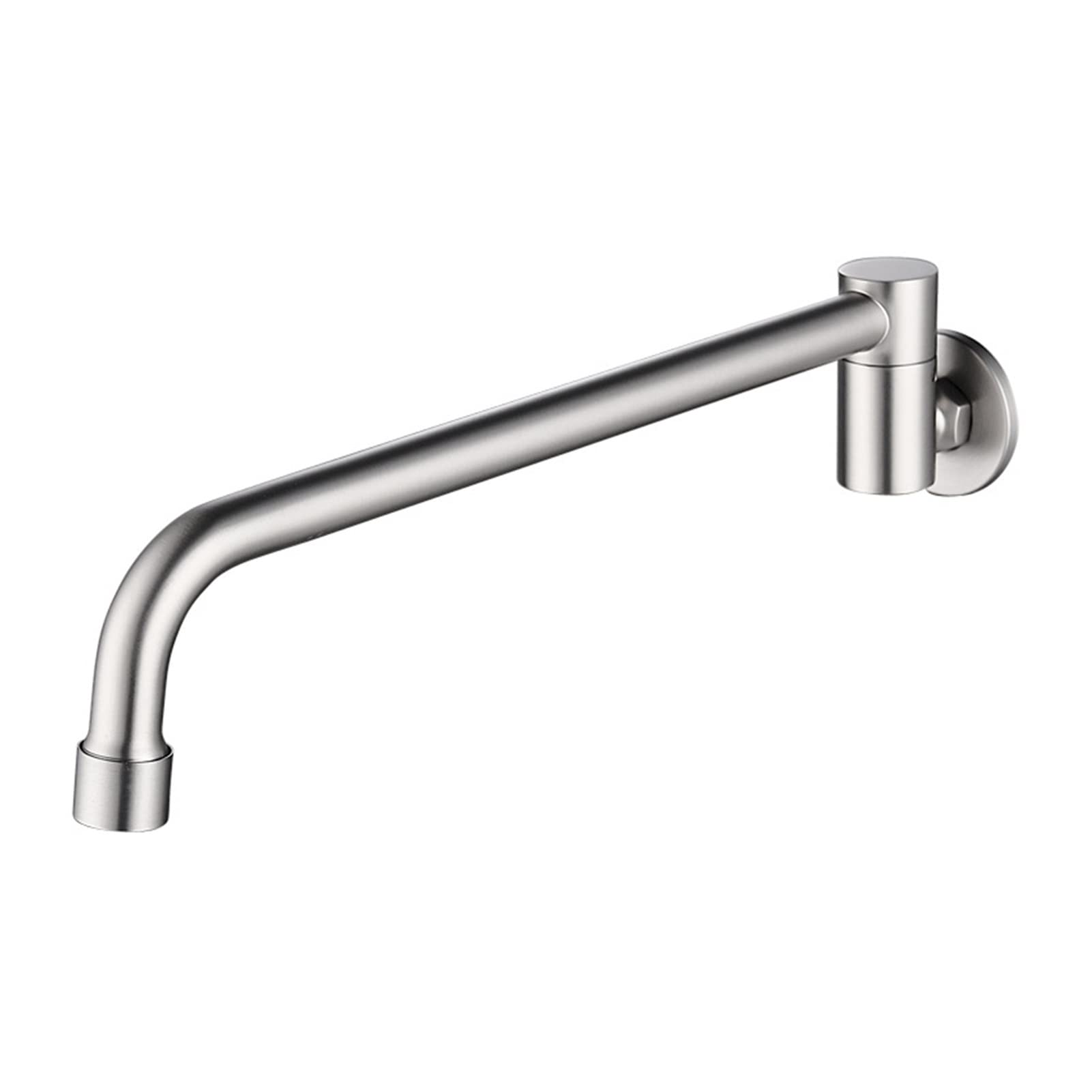 SaryEdge Copper Chrome In-Wall Semi-Automatic Swing Switch Single Cold Water Faucet Kitchen Basin Laundry Mop Pool Faucet,