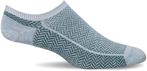 Image of Sockwell Women's Uptown Essential Comfort Classic Micro Socks, Chambray - M /L
