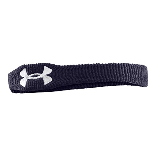 Under Armour 1” Performance Wristband 4-Pack, Midnight Navy (410)/White, One Size Fits All