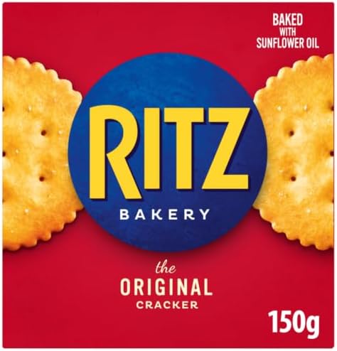 Ritz Original Crackers, Classic Savoury Biscuits, 150 g (1-Pack)