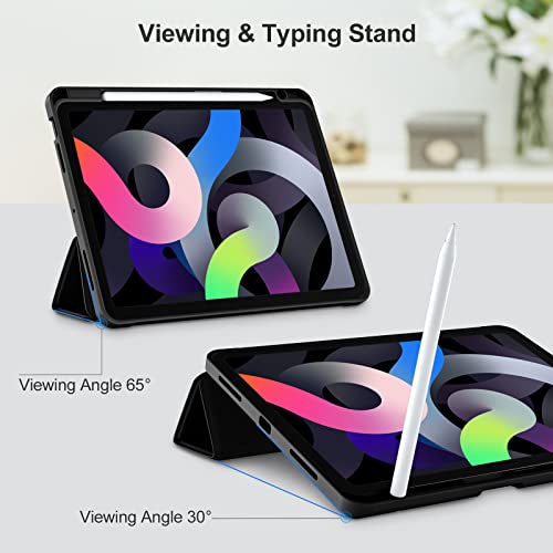 Image of Akkerds for iPad Air 11 Inch Case M4 /M3 /M2, Air 5th /4th Gen 10.9, Black