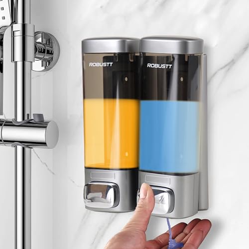 See full amazon price history chart for Robustt Wall Mount Dual Soap Dispenser 2 x 200 ML - Chrome | Gel Conditioner Shampoo Body Wash Dispenser - Ideal Design for Bathroom, Kitchen, Hotels, Malls (Pack of 2) Robustt Wall Mount Dual Soap Dispenser 2 x 200 ML - Chrome | Gel Conditioner Shampoo Body Wash Dispenser - Ideal Design for Bathroom, Kitchen, Hotels, Malls (Pack of 2) (B0D9Q4D4BV) Amazon Price History, Amazon Price Tracker