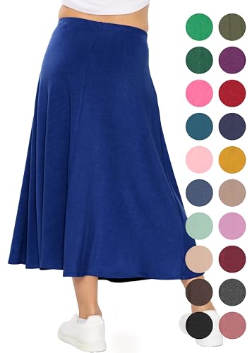 Image of STRETCH IS COMFORT Girls Skirts Flowy A Line Knee Length and Ankle Length | Elastic Waist, Kids School Skirt, Girls Maxi Skirt, Black Skirt For Girls, Faldas Para Ninas, Girls Long Skirt, Long skirts