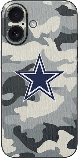 Skinit Decal Phone Skin Compatible with iPhone 16 - Officially Licensed NFL Dallas Cowboys Design