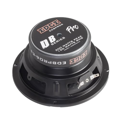 EDGE EDBPRO6-E3 high output car speaker for extremely loud sound 300W Max 150W RMS 6.5" Pro Audio style speaker for car van truck