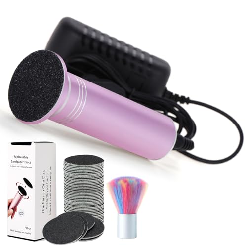 Râpe Pieds Electrique Professionnel Rapeuse Pieds Electrique Puissante Anti-Callosités Ponceuse Pieds Pédicure Lime Pieds, Plusieurs Vitesses Réglables...