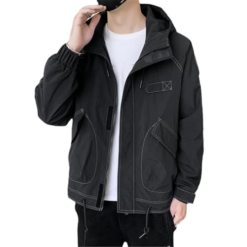 Veste de style coréen décontractée GUOYUXIAO avec capuche protectrice