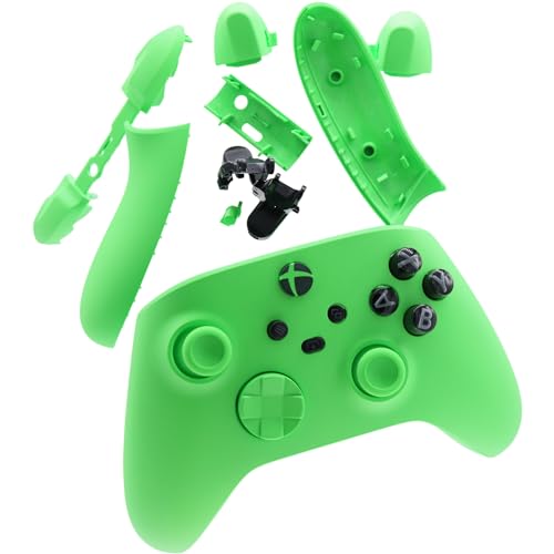 Image of Deal4GO Full Housing Shell kit w /Buttons Trigger Thumbsticks Replacement for Xbox Series X & S Wireless Controller 1914 (Velocity Green)