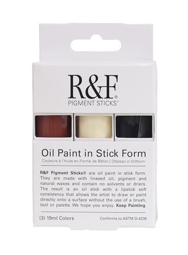 Handmade Paints - Professional Oil Pigment Stick Begin - Set of 3 19ml