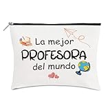 Regalo Navidad Profesora,Regalo para Profesora,Regalos para Profes,Regalos Profes,Profesora Regalo Originales,Bolsa de Maquillaje Profe,Profesoras De Infantil