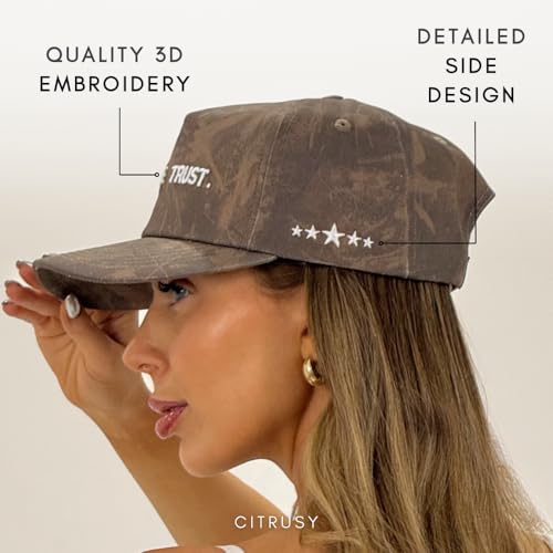 Image of Vintage Low Profile Unstructured Hat | Cotton Flat Bill Snapback Rope Hat | Men & Women's Hiking Fishing Running Golfing Hat