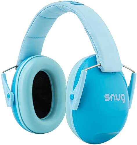 Snug Kids Ear Protection - Noise Cancelling Sound Proof Earmuffs/Headphones for Toddlers, Children & Adults (Aqua)