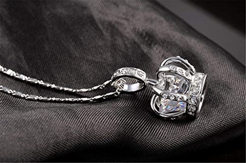 TIDOO Jewelry Womens Queen and Pendant Necklace 3 Lays Rose Gold/Platinum Plated With Austrain Crystals4