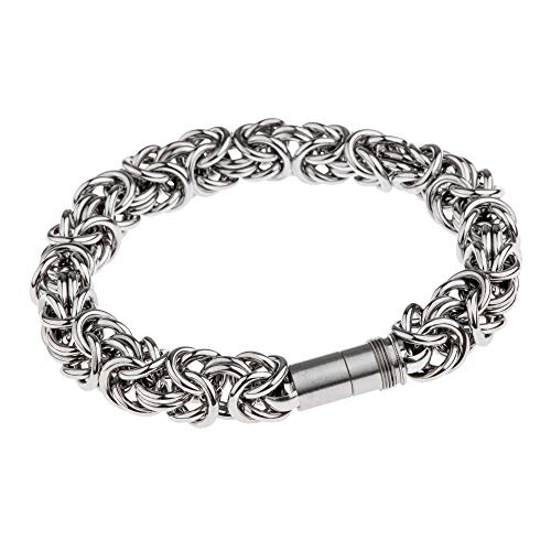 Ernstes Design Edvita Armreif A59 Edelstahl Königsarmband Armband 19 20 21 cm