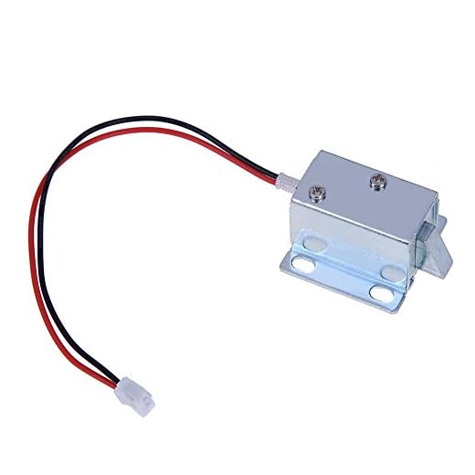 demiawaking DC 6 V/12 V Mini para puerta de armario cajón traba cerradura eléctrica montaje solenoide