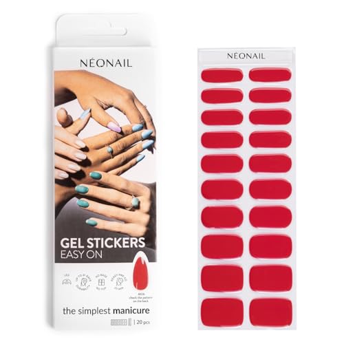 NEONAIL Easy On Gel Stickers Adesivi per unghie colore M06 20 pz