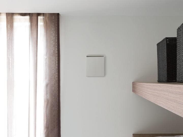 NASTA KS-V20RA150 Indoor Ventilation Vent Cold Draft Reduction Type, Activated Carbon Filter and Allen Filter, Silver Gray