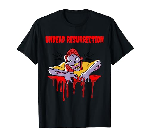 Monstruo muerto zombi demonio espeluznante espeluznante Halloween Camiseta