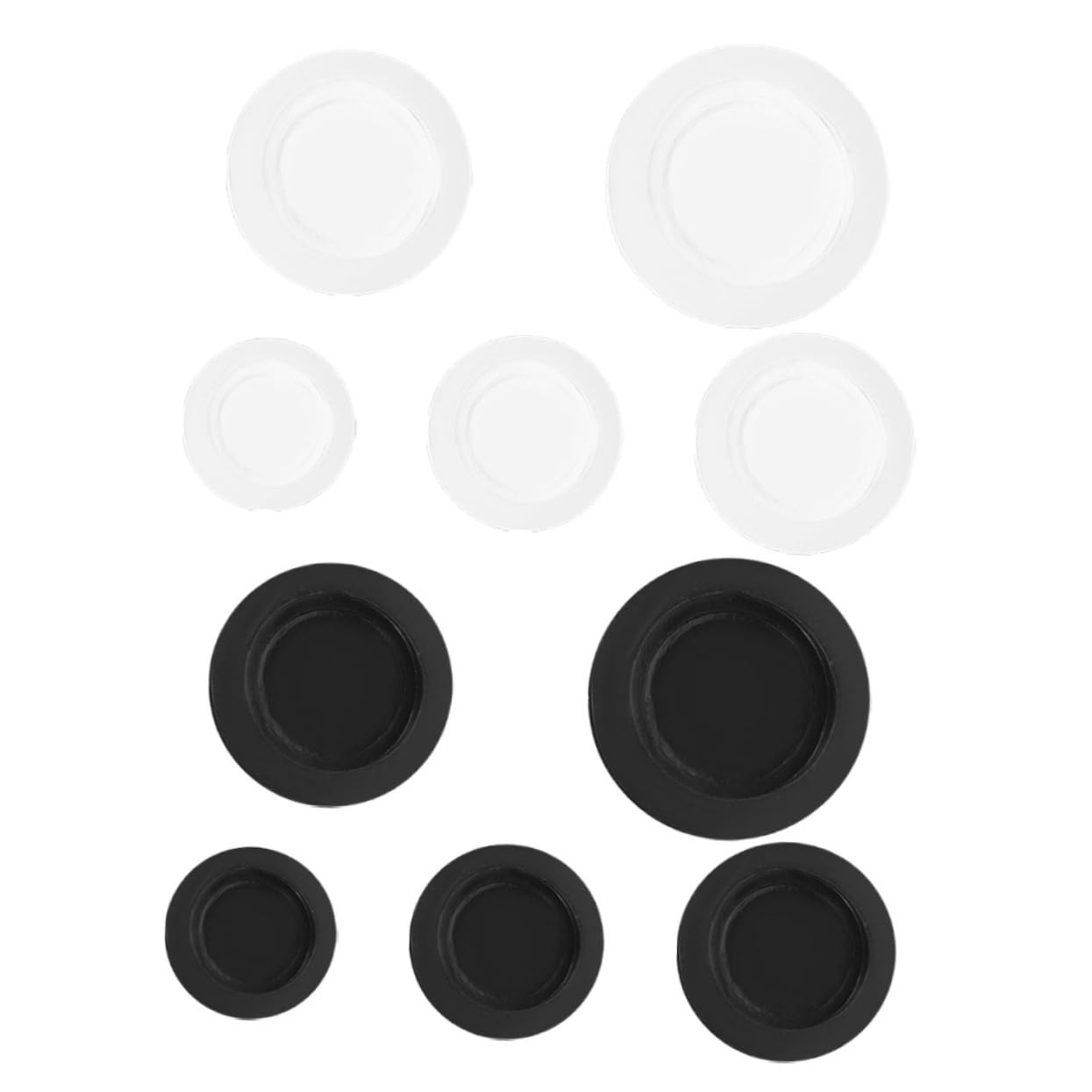 FELTECHELECTR 10pcs Large Piggy Bank Stoppers for Adults Money Bank Cap Coin Organizer Round Plug Closure