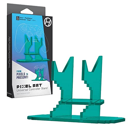 Hyperkin Pixel Art Universal Controller Stand / �s�N�Z���E�A�[�g �R���g���[�� �X�^���h �O���[�� XboxR / PlayStationR / SwitchR / More ���Ȃ��̐���������"������"�R��