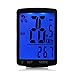 Lixada Impermeable Bicicleta Computadora Inalámbrico LCD Pantalla Multifuncional Velocímetro Odómetro Montar 2.8 Pulgadas