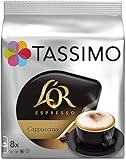 Tassimo L'OR Cappuccino Coffee Pods -10 Packs (80 Drinks)