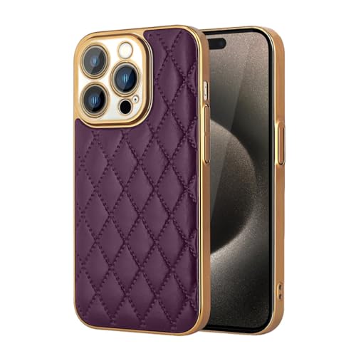Coque de téléphone pour iPhone 12 Pro Max violette en PC rigide antichoc