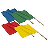flaggensatz Abmessung LxB: 50 x 50 cm Dönges Warnflaggensatz (Warnflaggen Flaggen Warnfahne Warnflagge)