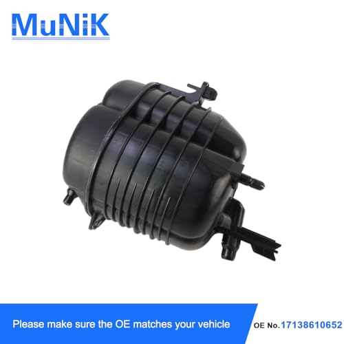 Image of MUNIK 17138610652 Engine Coolant Reservoir Water Expansion Tank Compatible with BMW 225i 420i 425i 430i M40i sDrive 25i G22 G23 G26 G29 G42 Replace# 17138610652 V204504 56244