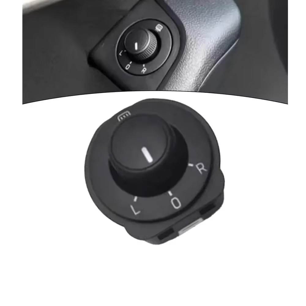 Car Mirror Switch Compatible with Skoda for Octavia 2013-2021 Car Mirror Switch Knob Car Heated Rearview Mirror Switch 5E0959565B 5E0 959 565B