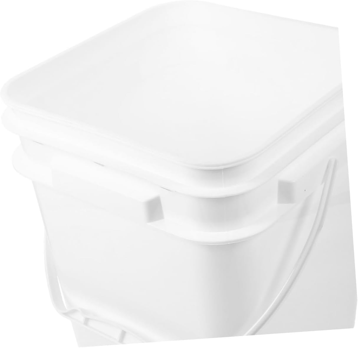 2pcs Plastic Paint Bucket Lid and Handle Multi-functional Container for Easy Storage and Spill Prevention Material for Household and Use