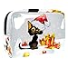 Produktbild Reise Kulturtasche Katzengeschenk Weihnachtsmütze Make-Up Taschen wasserdichte Organizer Multifunktions Fall mit Reißverschluss Kulturbeutel für Frauen 18.5x7.5x13cm