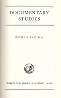 Documentary Studies B0007E75NY Book Cover