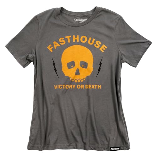 Fasthouse Victory Women's Tee, Grey - Picture 6 of 17