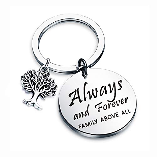 CENWA Family Tree Jewelry Always and Forever Family Above All Keychain Vampire Fans Gift TV Shows...