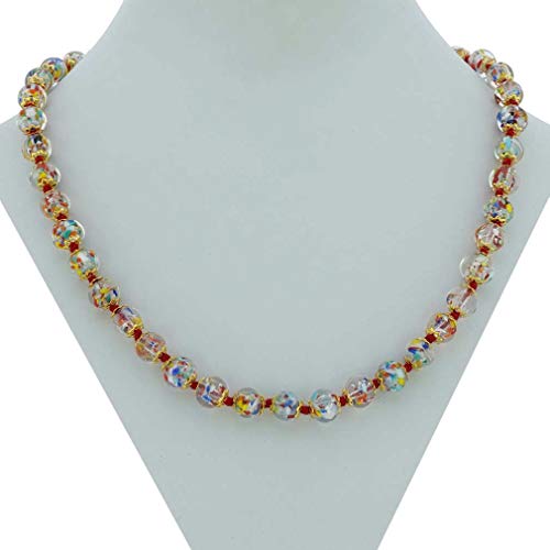 Glass Of Venice Murano Glass Sommerso Necklace - Multicolor Confetti4