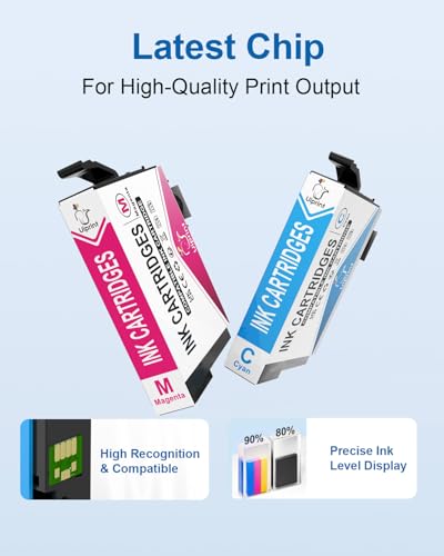 Image of Remanufactured Ink Cartridges Combo Pack Replacement for Epson Ink Cartridges for Epson Printer WF-2760 WF-2630 WF-2650 WF-2750 WF-2660 XP-320 XP-420 XP-424(3BK /1C /1M /1Y)