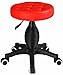 Sgabello con Ruote Parrucchiere Sgabello di plastica Sgabello puleggia Rotante Cosmetic Le feci del Salone di Bellezza Rotonda Laboratorio Sgabello Domestica sollevabile Sgabello 44-56cm