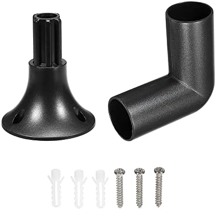 sourcing map Solar Torch Light Base and Joint Kit Landscape Light Wall Mounting Kit for Garden Pathway Lighting, 4 Set