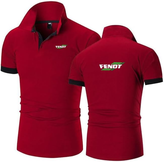 [BUFPULKN] メンズ/レディースコットンPOLOシャツ|フェント| 3Dプリントラペルボタンスポーツカジュアル半袖Tシャツ