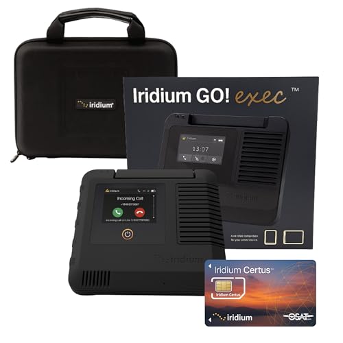 Image of Iridium GO! Exec Satellite WiFi Hotspot - Voice, Messaging, Data | Portable | Secure Global Connectivity | Carry Case Included
