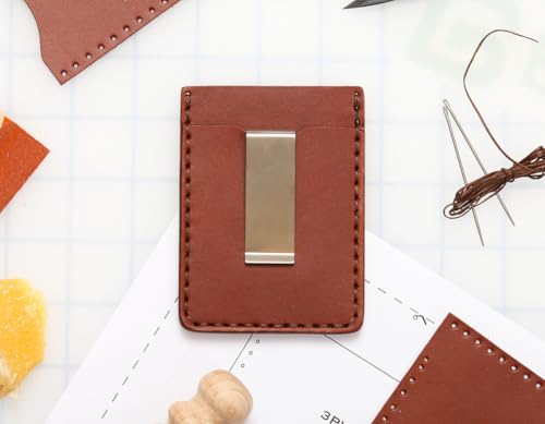 Buckleguy.com DIY Money Clip Wallet Leather Kit2