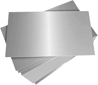 SS304 Stainless Steel Plate SS304 Metal Plate Stainless Steel Sheet Stainless Steel DIY SS304 Sheet Thickness 0.8mm 1MM 1.5MM 2MM 3MM 4MM 5MM (200mm*200mm*2mm)