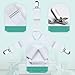 JBYAMUS Bed Sheet Straps, Easy to Install Bed Sheet Clips, Fitted Sheet Clips Sheet Straps, Say Goodbye to The Messy Sheets (White-4 Pcs)